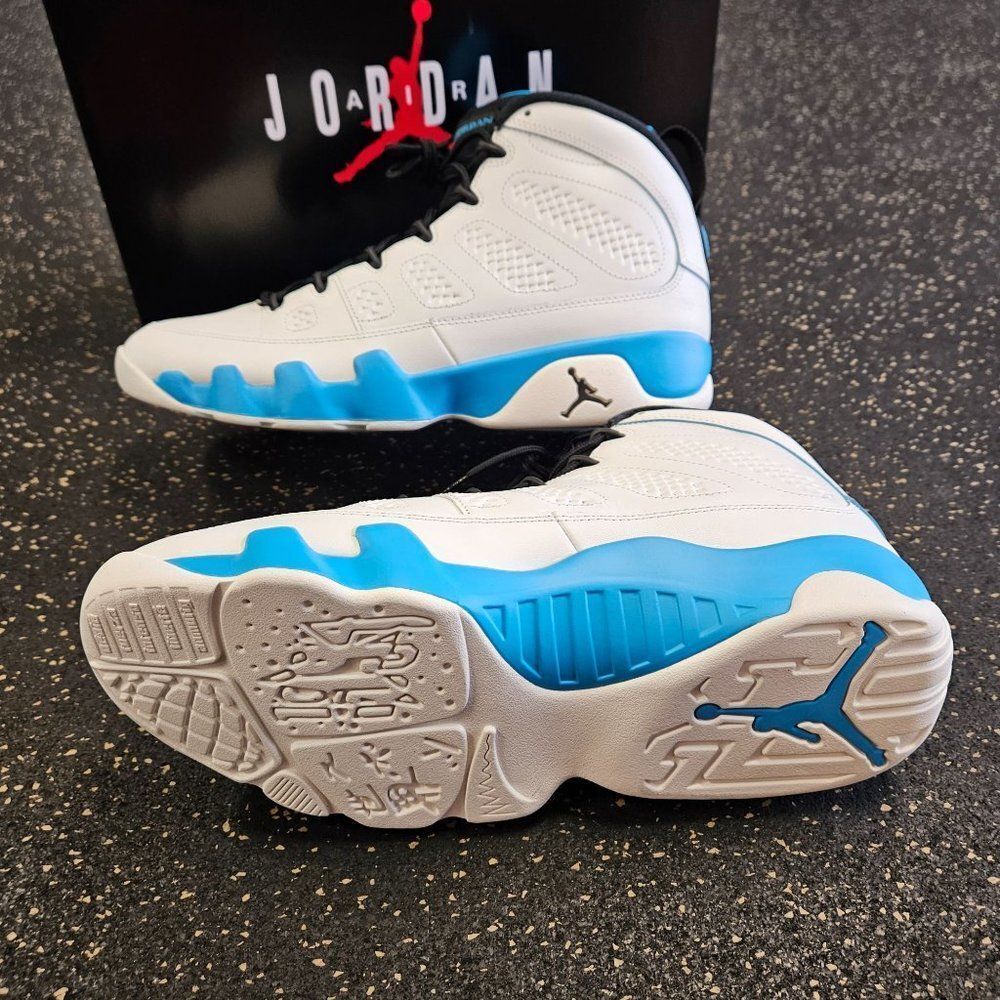 Air Jordan 9 Retro Powder Blue 2024 FQ8992-101 Mens Size 12 - Picture 3 of 7